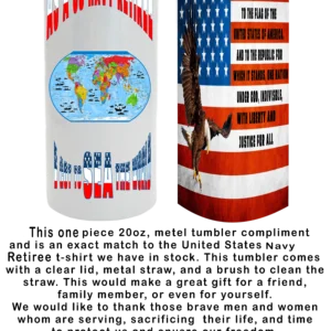 US NAVY VETERAN TUMBLER